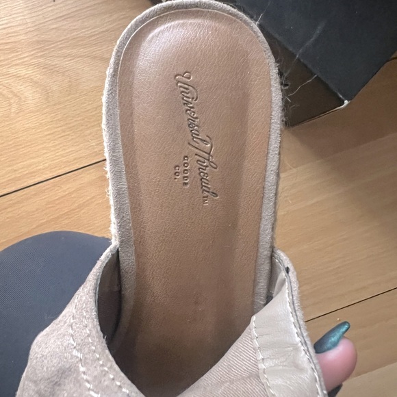 Wedge Open Toe Heels - Tan - 6.5 - Picture 5 of 5